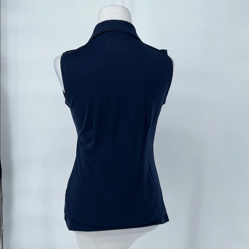 Nike Golf Tour Performance Polo in Navy Blues Sleeveless Shirt size Small - Picture 7 of 7